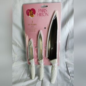 Paris Hilton White Cutlery Set